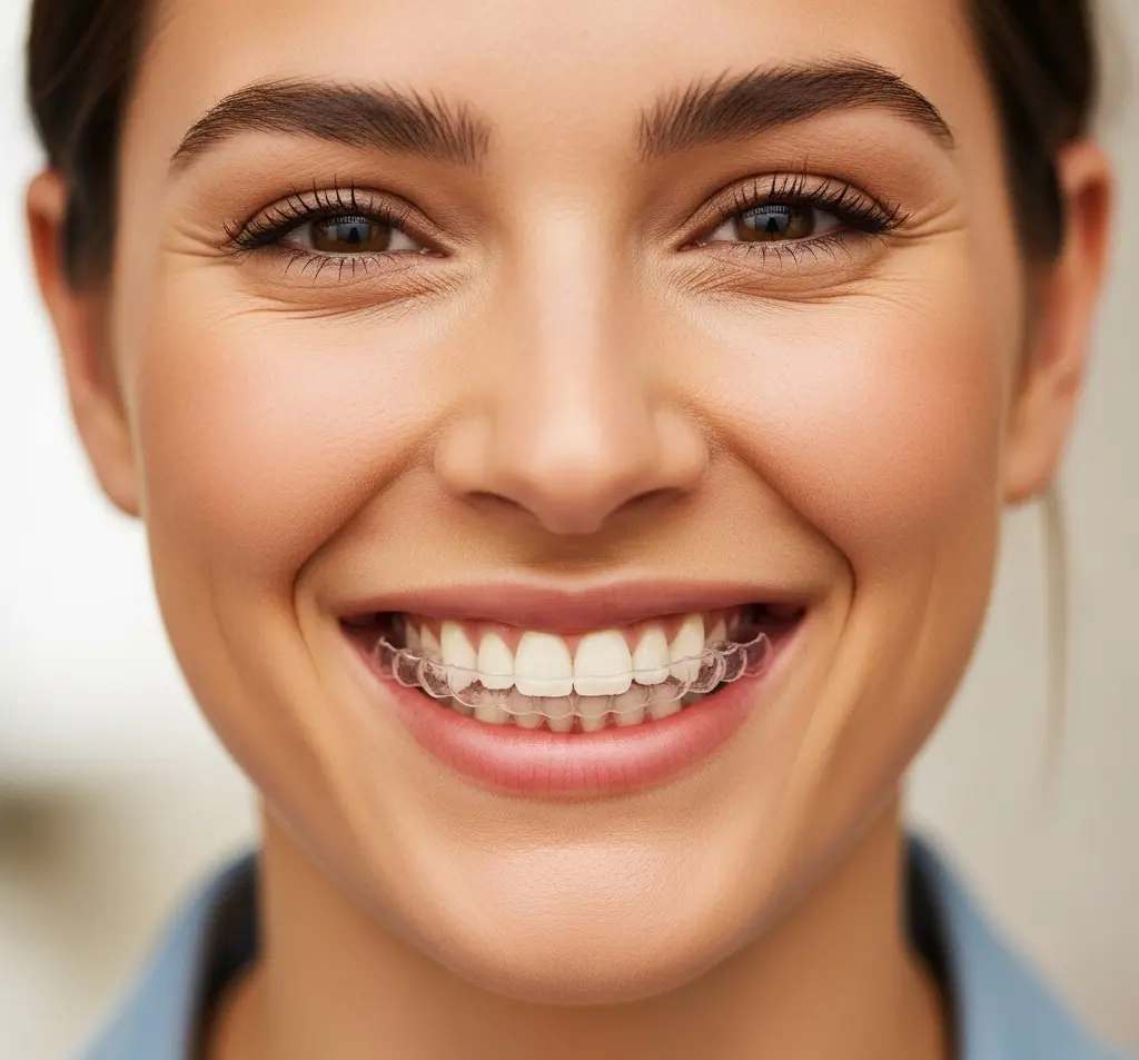 Invisalign Clear Aligners on Display
